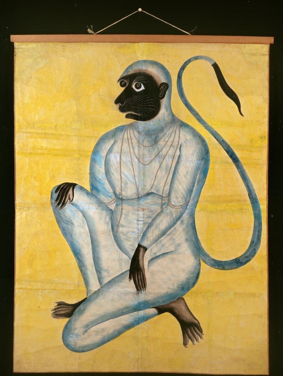 Hanuman, a majomisten, 1870 alkotó: Unbekannt