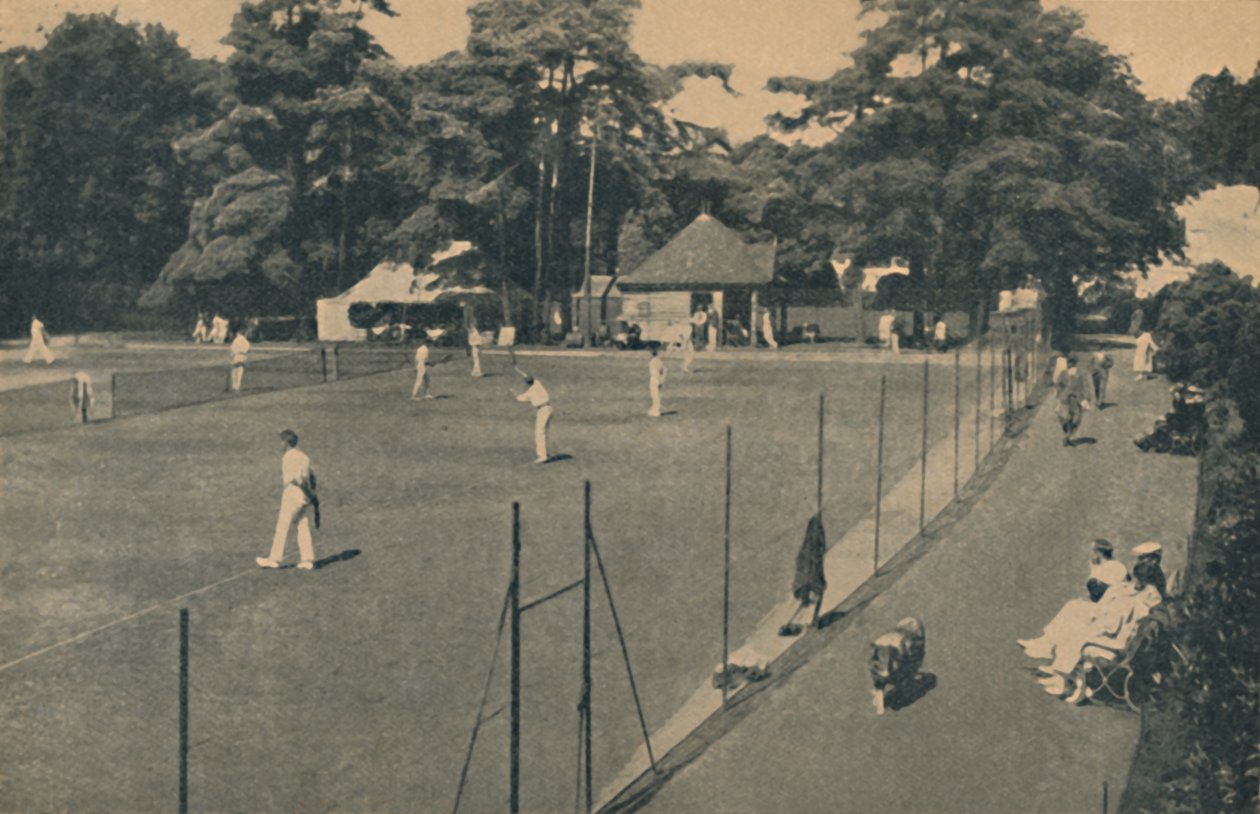 Hard Teniszpályák, Upper Gardens, 1929 alkotó: Unbekannt