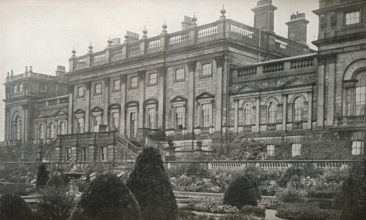 Harewood House, az Rt. rezidenciája. Hon. Harewood grófja, 1913 alkotó: Unbekannt