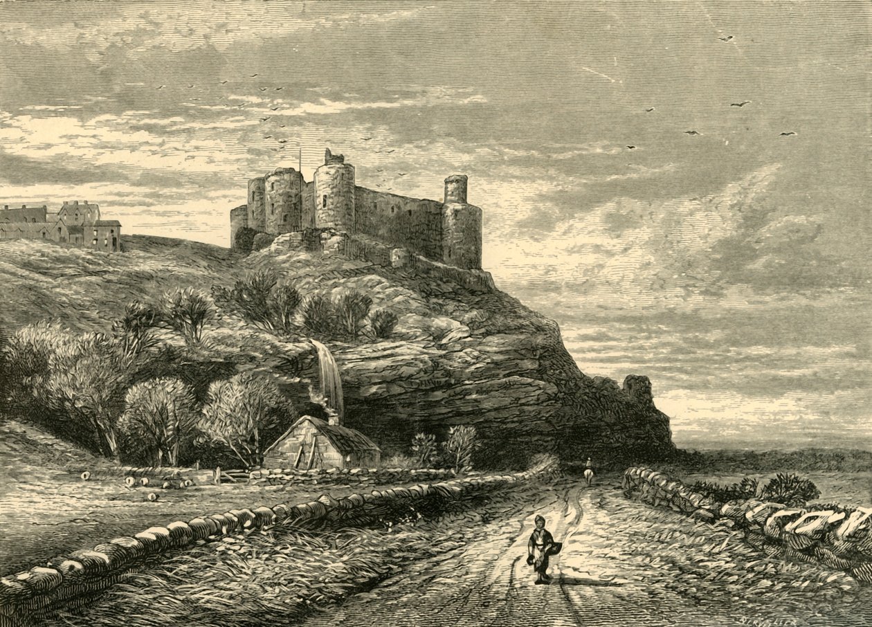 Harlech kastély, 1898. alkotó: Unbekannt