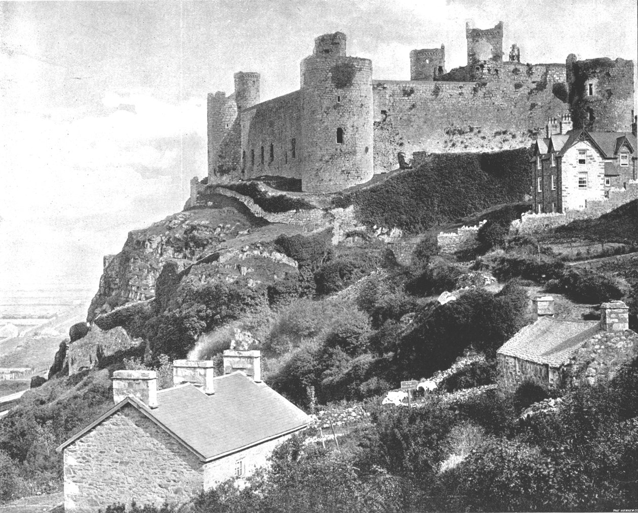 Harlech kastély, Merionethshire, Wales, 1894. alkotó: Unbekannt