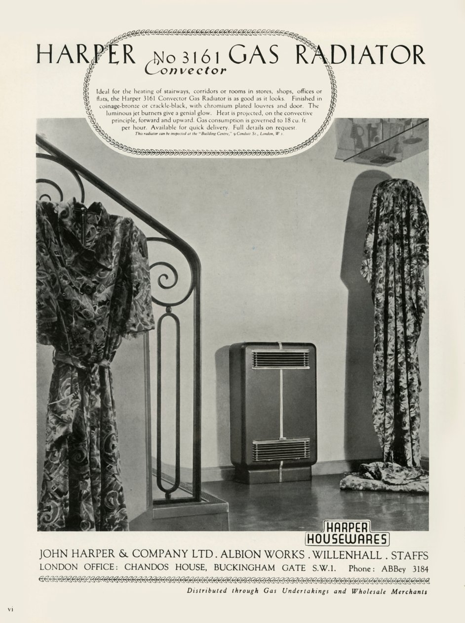 Harper No 3161 konvektoros gázradiátor - Harper Housewares, 1949. alkotó: Unbekannt