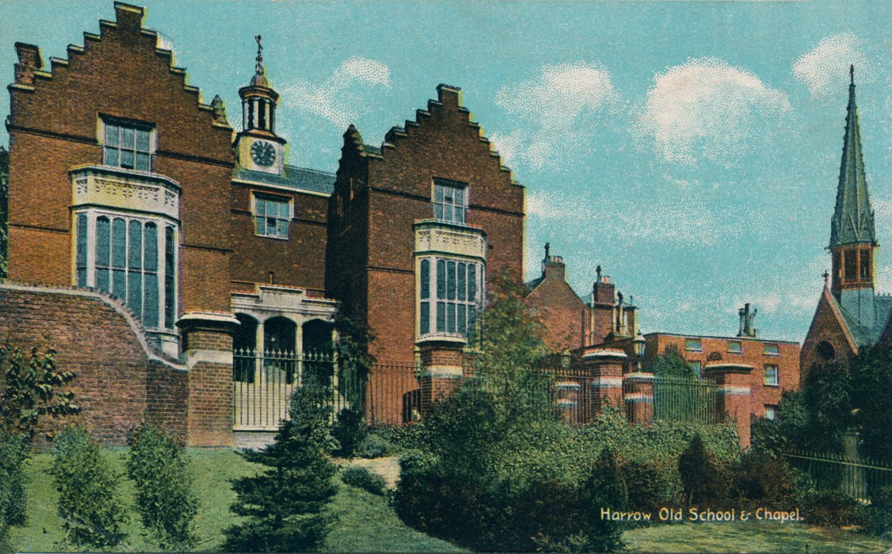 Harrow Old School & Chapel, 1910 alkotó: Unbekannt
