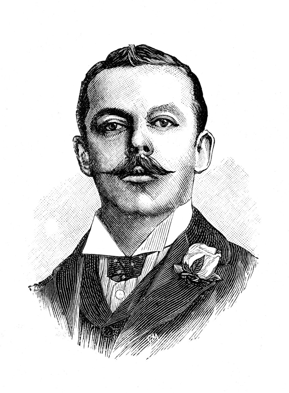 Harry John Lawson, a biztonsági kerékpár angol feltalálója, 19. század alkotó: Unbekannt
