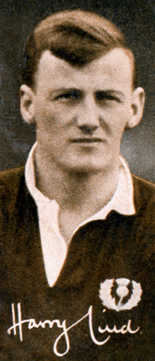 Harry Lind 1906-1986, skót nemzetközi rögbi játékos, 1935 alkotó: Unbekannt