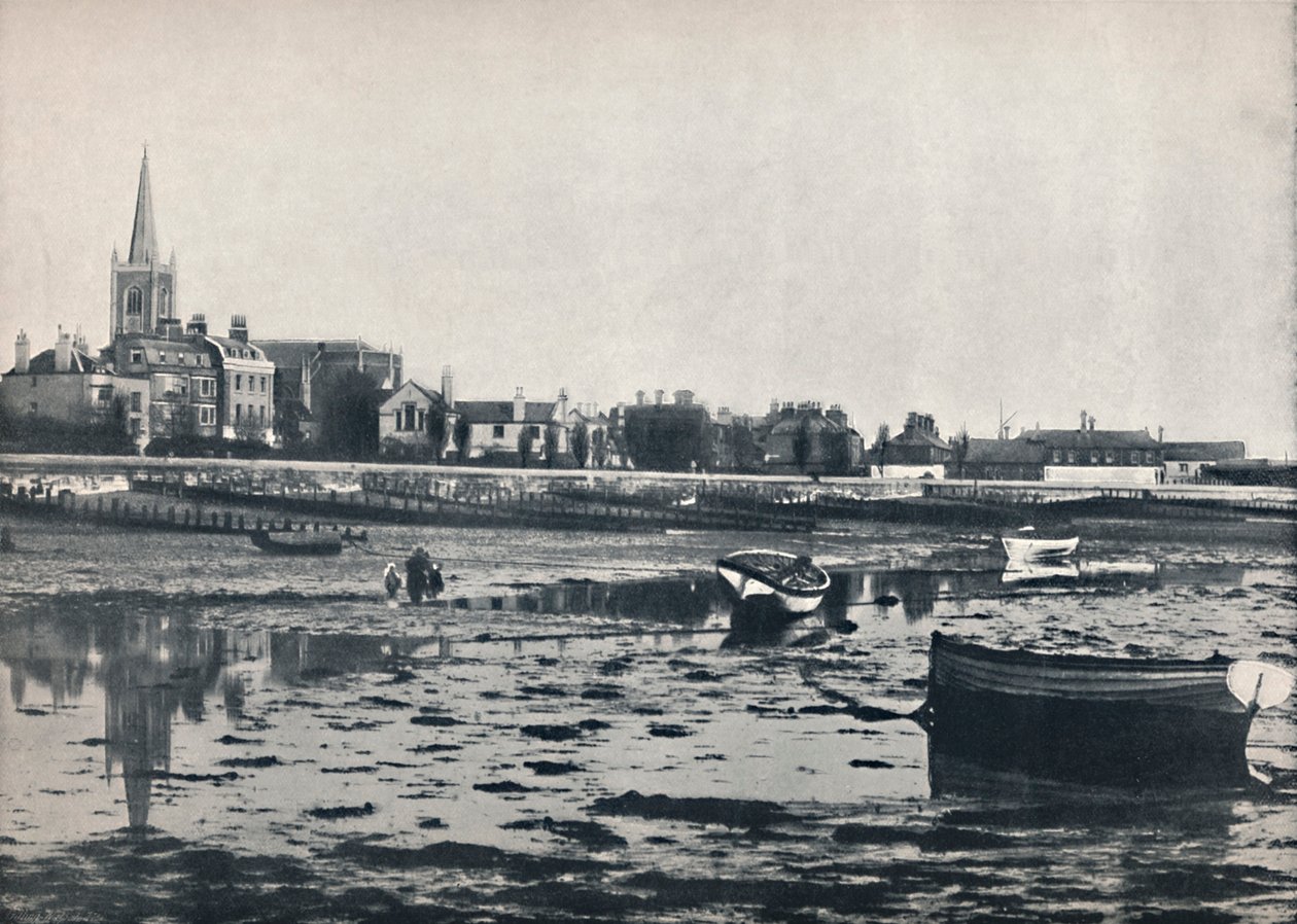 Harwich – The Beach at Tide, 1895 alkotó: Unbekannt
