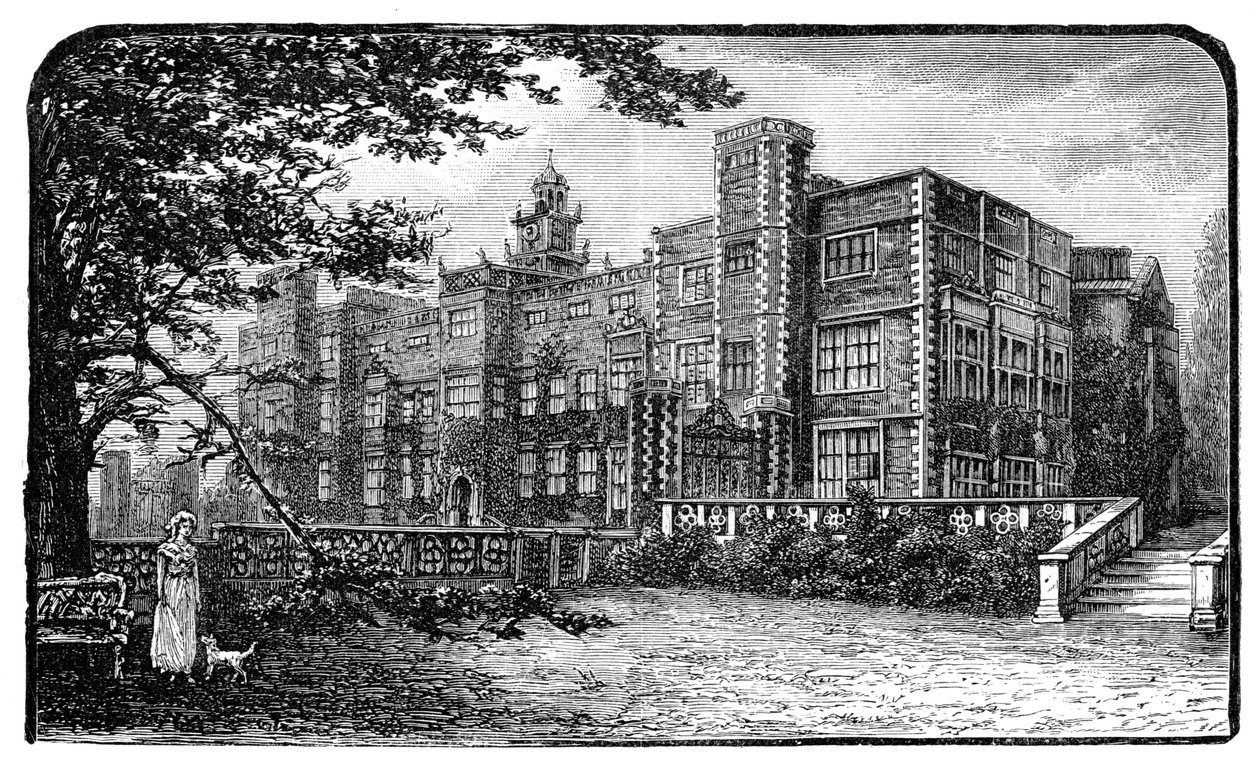 Hatfield House, Hertfordshire, 1900 alkotó: Unbekannt