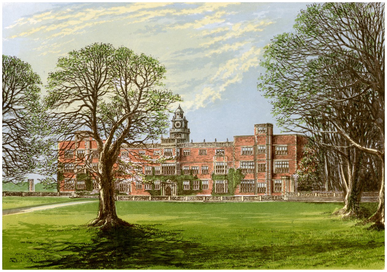 Hatfield House, Hertfordshire, Salisbury márki otthona, 1880 alkotó: Unbekannt