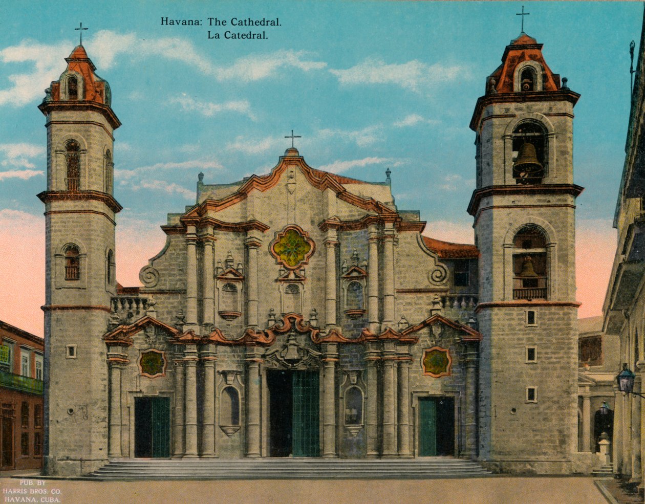 Havanna katedrális, Kuba, 1920. alkotó: Unbekannt