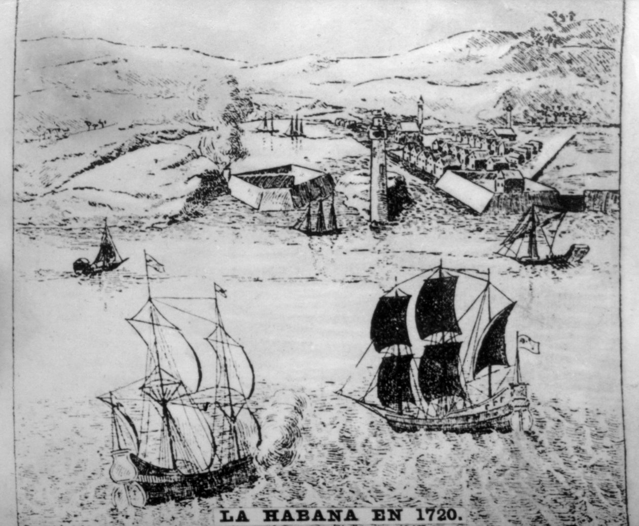 Havanna 1720-ban, 1910-ben alkotó: Unbekannt