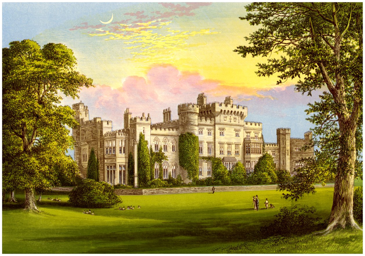 Hawarden kastély, Flintshire, Wales, William Gladstone otthona, 1880 alkotó: Unbekannt