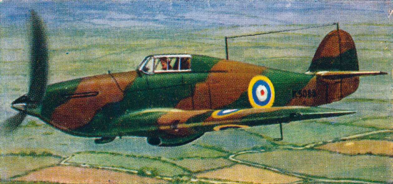 Hawker Hurricane Fighter, 1938 alkotó: Unbekannt