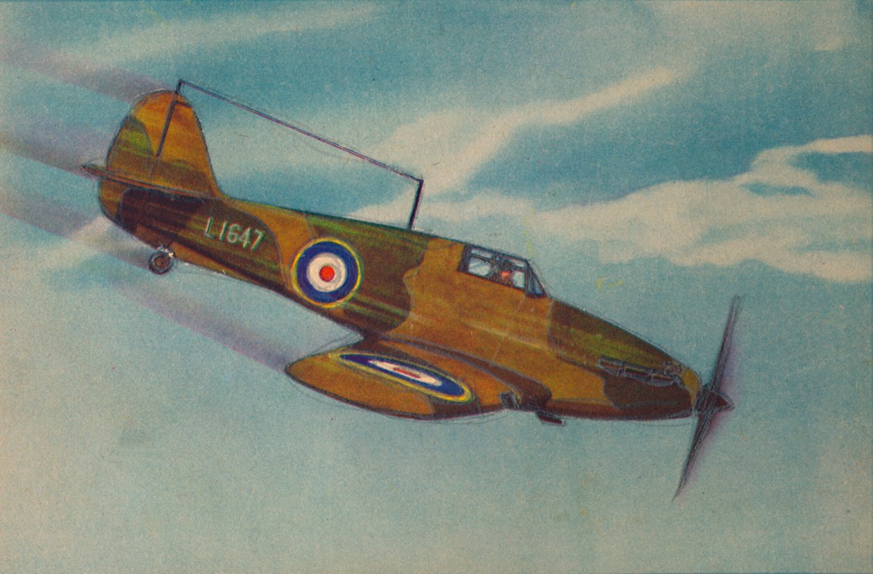 Hawker Hurricane Fighter Monoplane, c1944. alkotó: Unbekannt