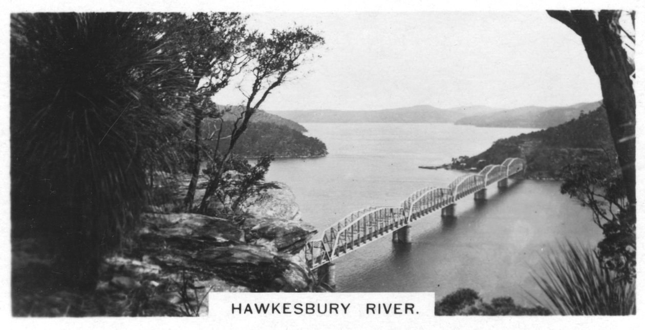 Hawkesbury River, Ausztrália, 1928 alkotó: Unbekannt