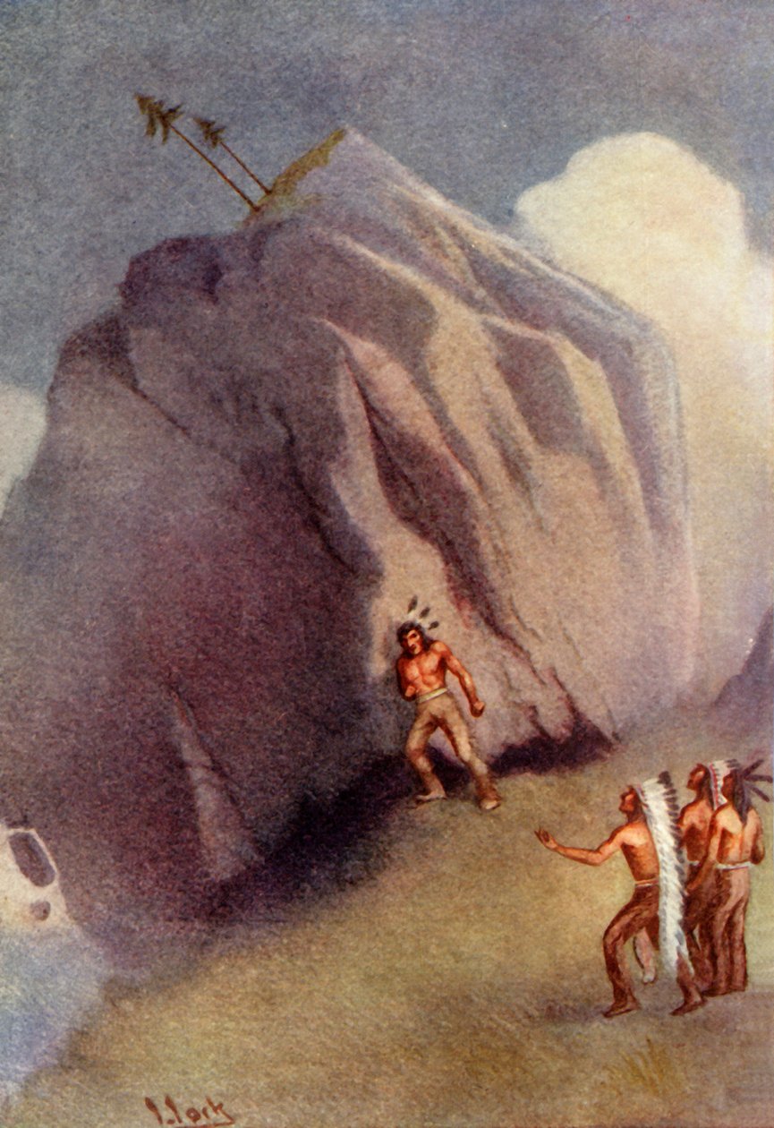 „Vállát a sziklának támasztotta”, 1914. alkotó: Unbekannt