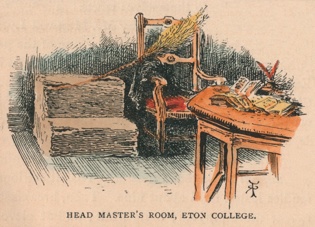 Head Masters Room, Eton College, 19. század. alkotó: Unbekannt