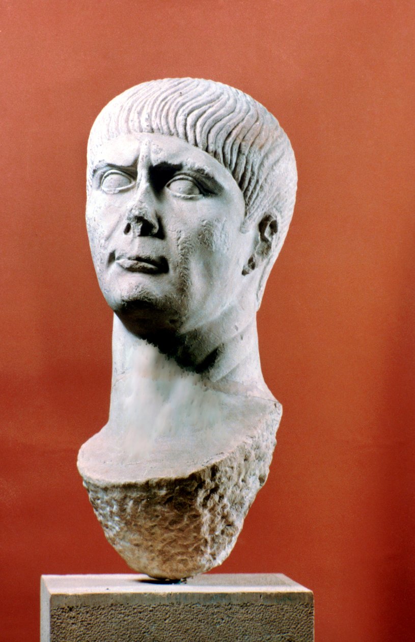 Traianus feje, római császár, i.sz. 98-117 alkotó: Unbekannt