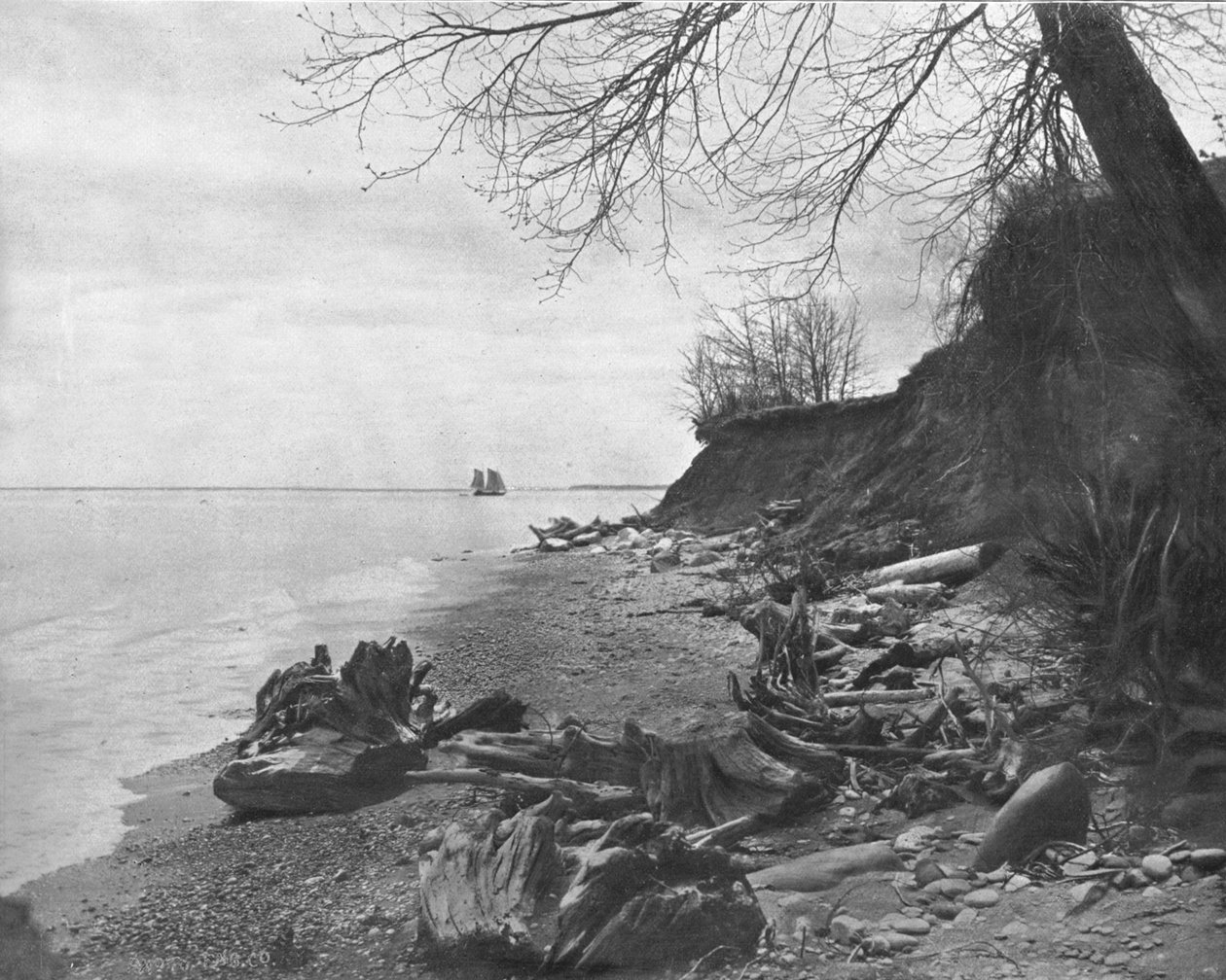 Irány a Shore, Lake Michigan, USA, 1900. alkotó: Unbekannt