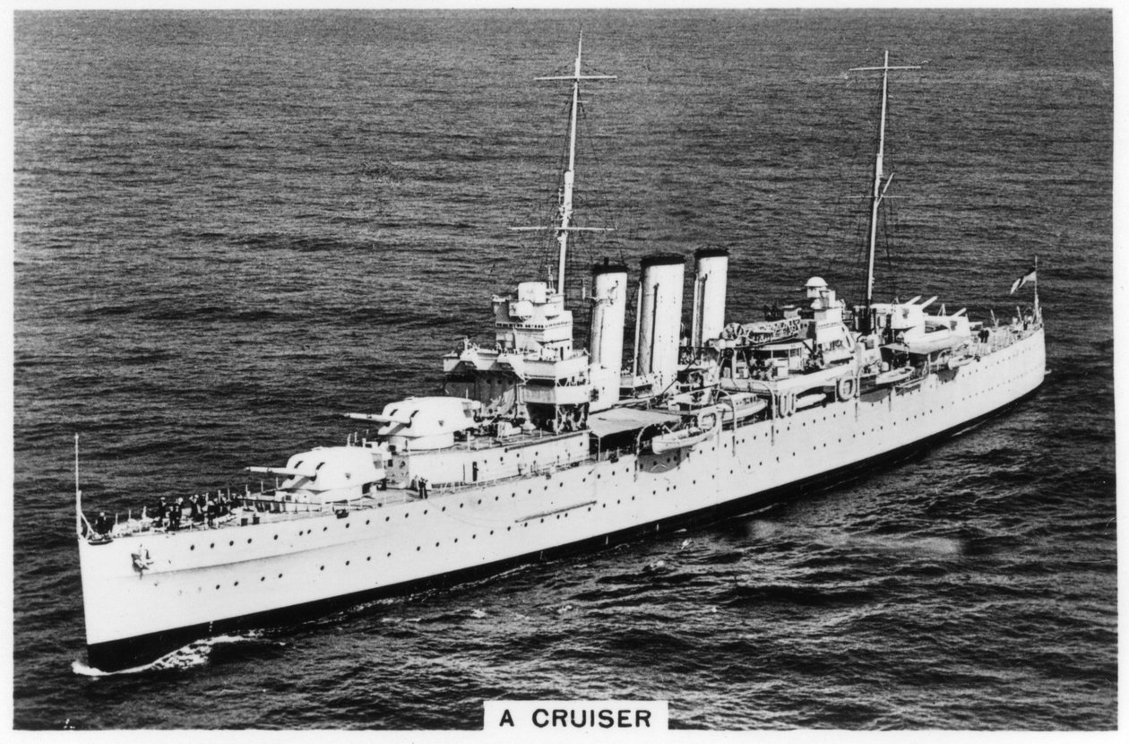 HMS Devonshire nehézcirkáló, 1937 alkotó: Unbekannt