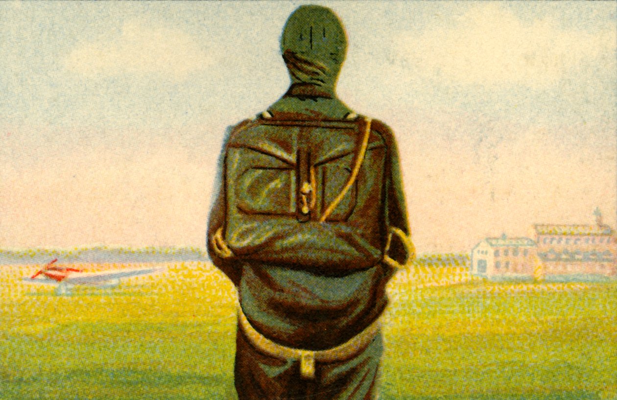 Heinecke ejtőernyő, c1918, 1932. alkotó: Unbekannt