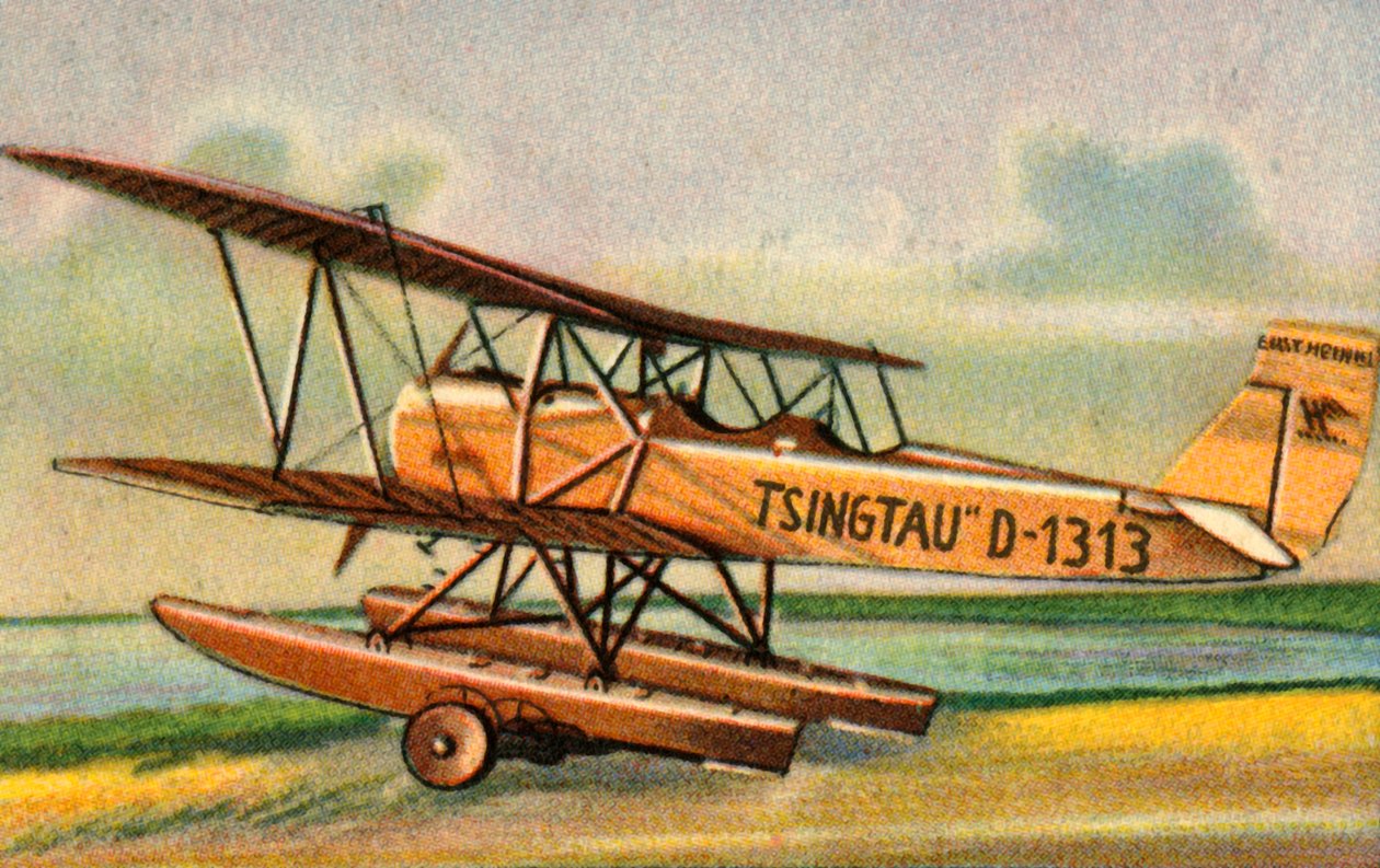 Heinkel HD 24 W Tsingtau hidroplán, 1920-as évek, 1932. alkotó: Unbekannt