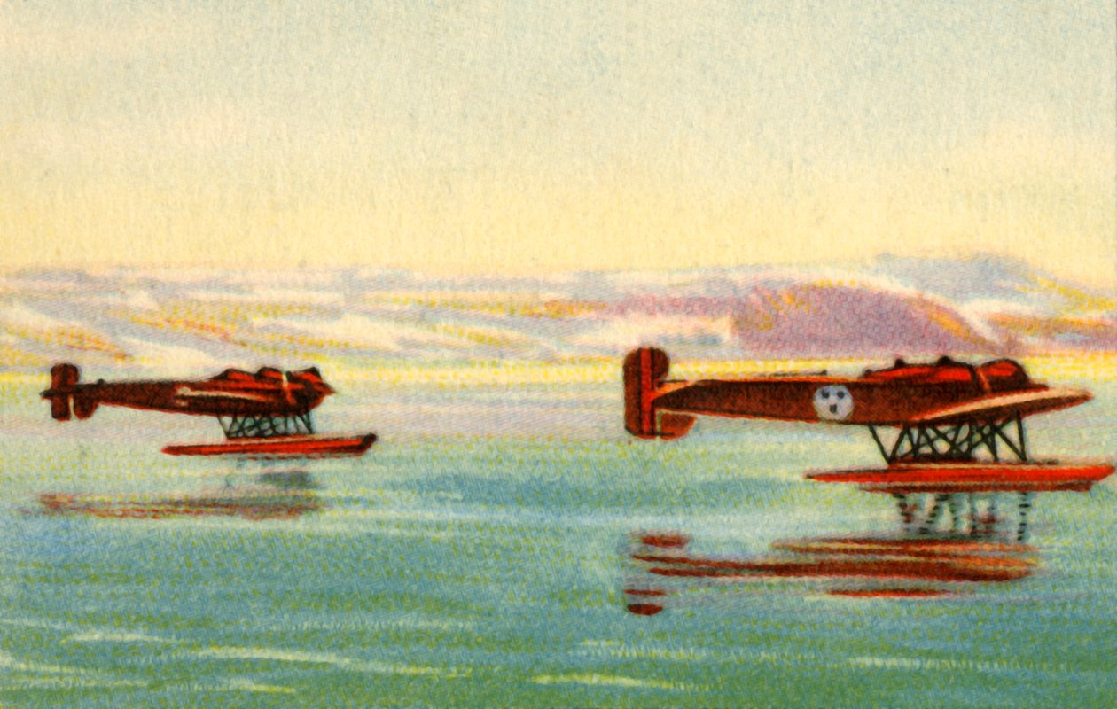 Heinkel HE 5 hidroplánok, amelyeket Umberto Nobile keresésében használtak, Északi-sark, 1928, 1932. alkotó: Unbekannt