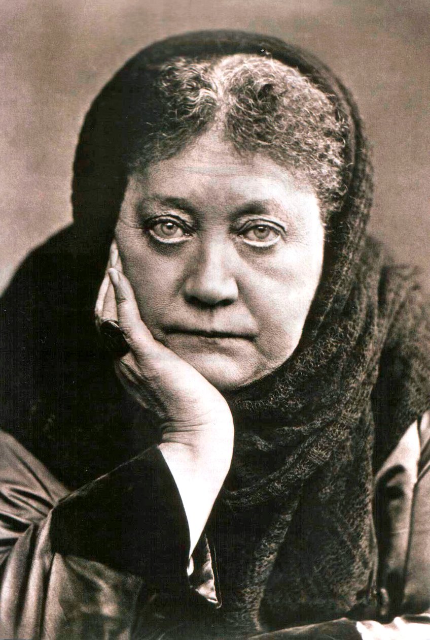 Helena Blavatsky, orosz író és a teozófia alapítója, 1889 alkotó: Unbekannt