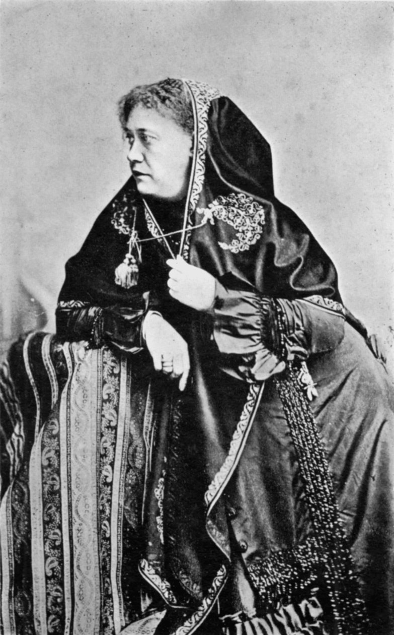 Helena Petrovna Blavatsky, orosz származású amerikai teozófus, 1875 alkotó: Unbekannt