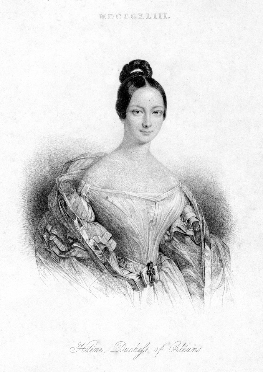 Helene Louise Elizabeth, Orléans hercegnője, 1843 alkotó: Unbekannt