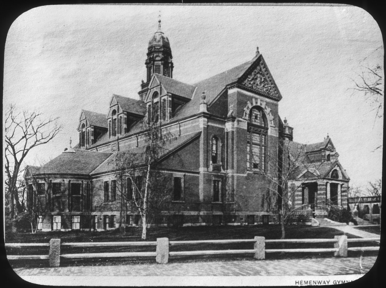 Hemenway Gymnasium, Harvard Egyetem, Massachusetts, USA, 19. század vége vagy 20. század eleje alkotó: Unbekannt
