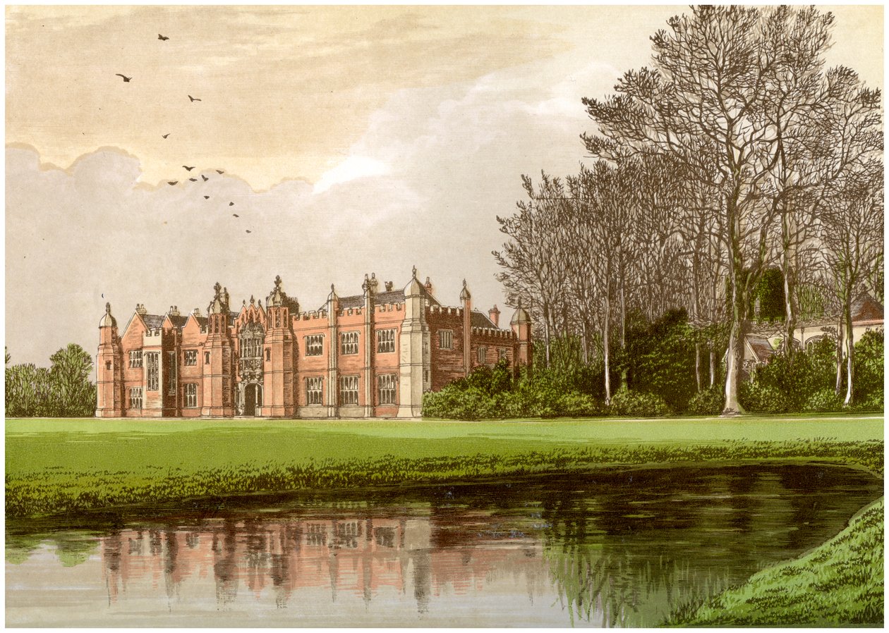 Hengrave Hall, Suffolk, a Gage család otthona, 1880 alkotó: Unbekannt