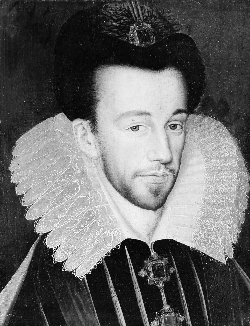 III. Henrik 1551-1589, Franciaország királya. alkotó: Unbekannt