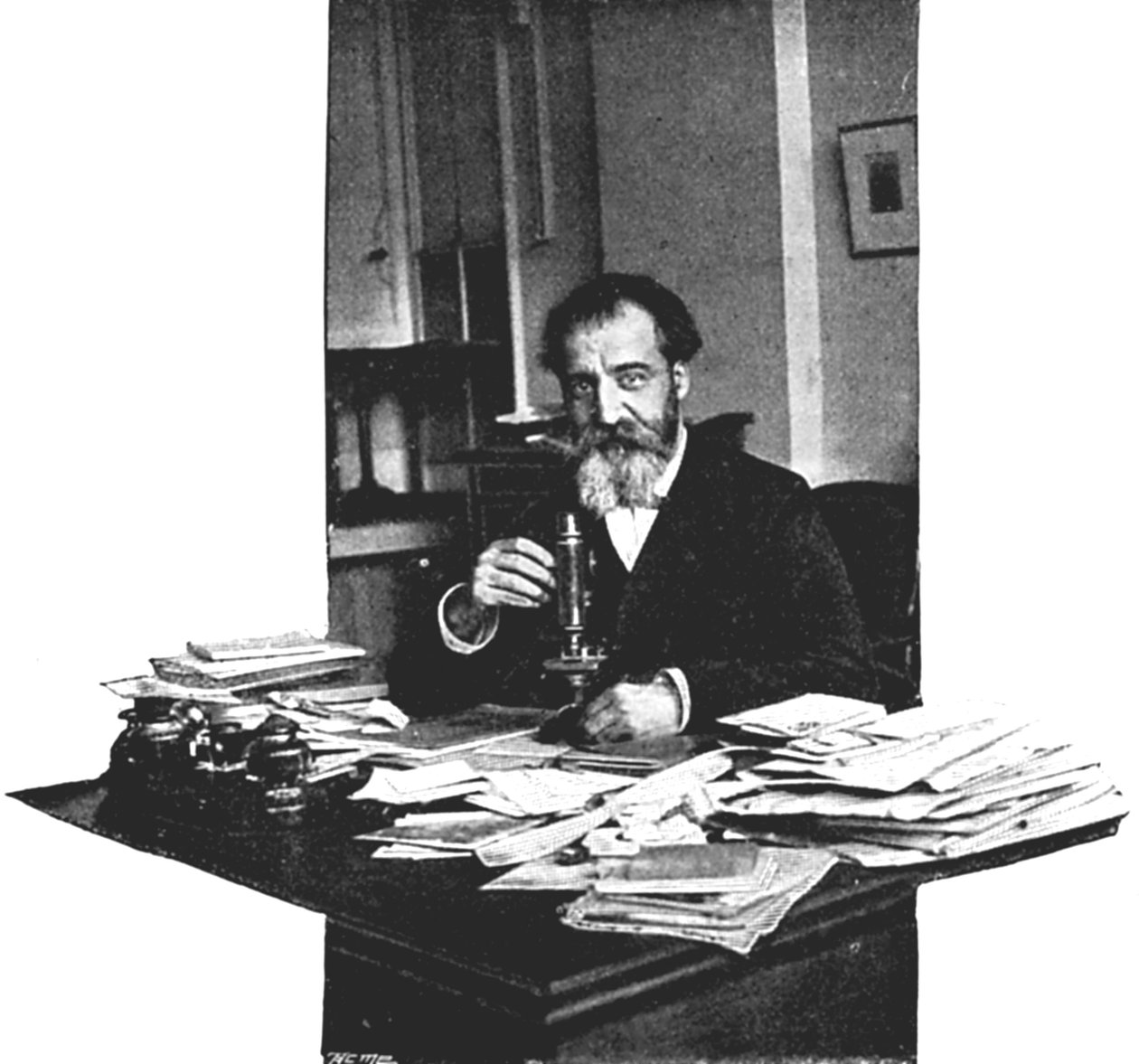 Henri Moissan francia kémikus, 1900 alkotó: Unbekannt