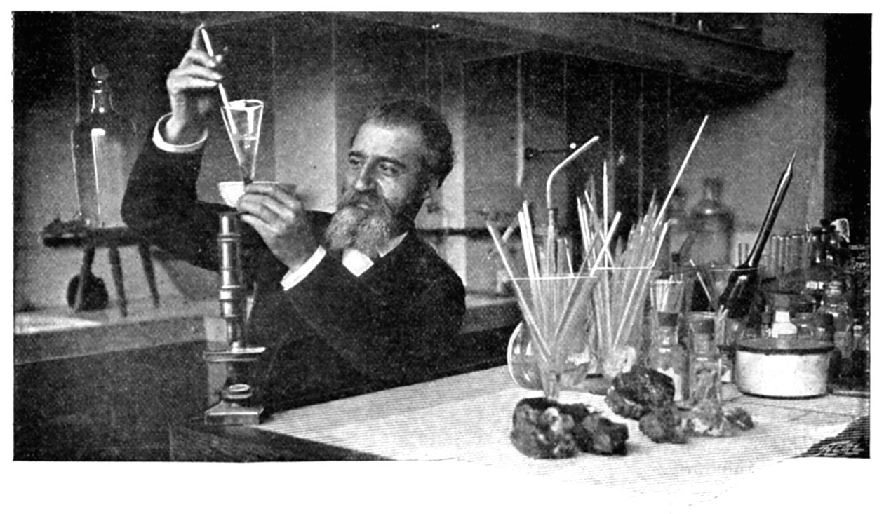 Henri Moissan, francia kémikus, 1900 alkotó: Unbekannt
