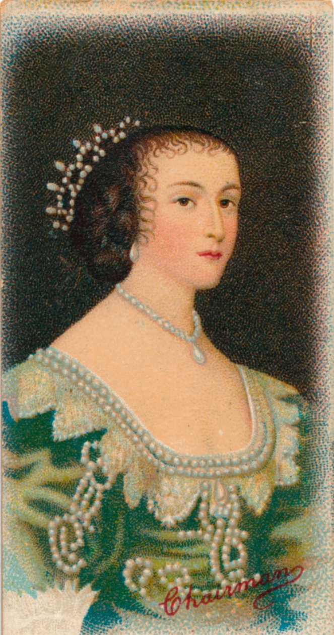 Francia Henrietta Maria 1609-1669, Anglia, Skócia és Írország királynéja, 1912 alkotó: Unbekannt