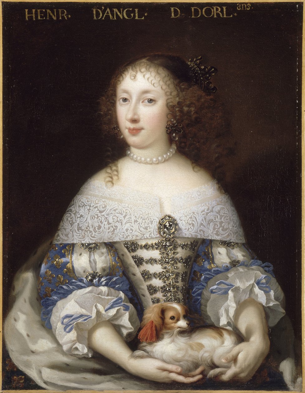 Anglia Henrietta, Orléans hercegnője 1644-1670, 1665 körül. alkotó: Unbekannt