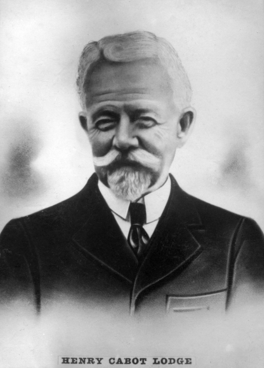 Henry Cabot Slim Lodge 1850-1924, amerikai republikánus szenátor és történész, 1910 alkotó: Unbekannt