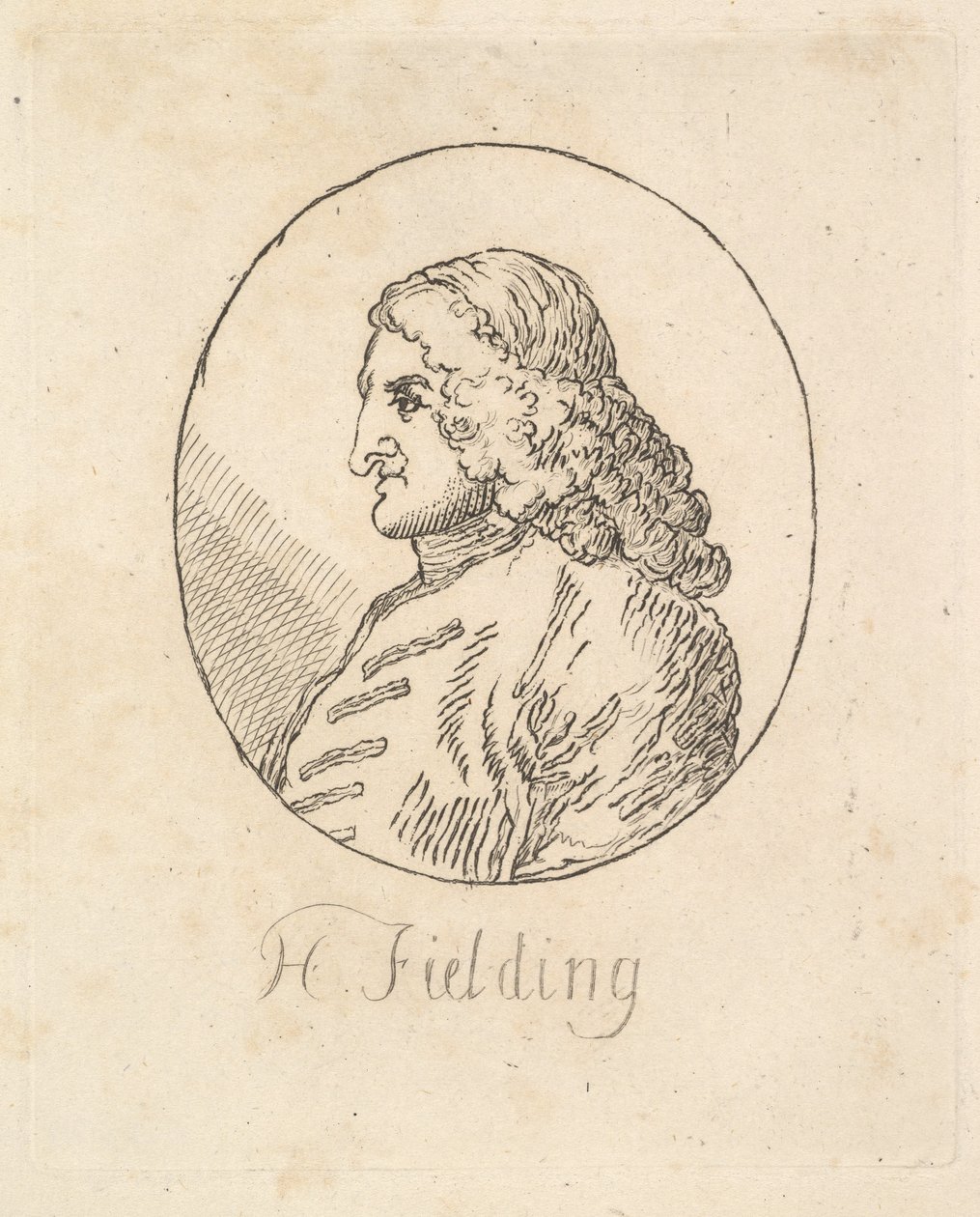 Henry Fielding, kb. 1835. alkotó: Unbekannt