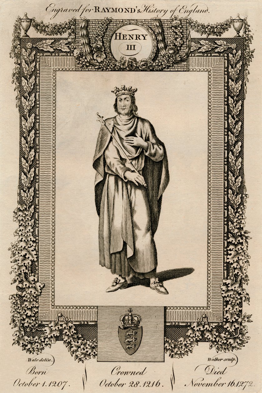 Henrik III, 1207-1272, c1787. alkotó: Unbekannt