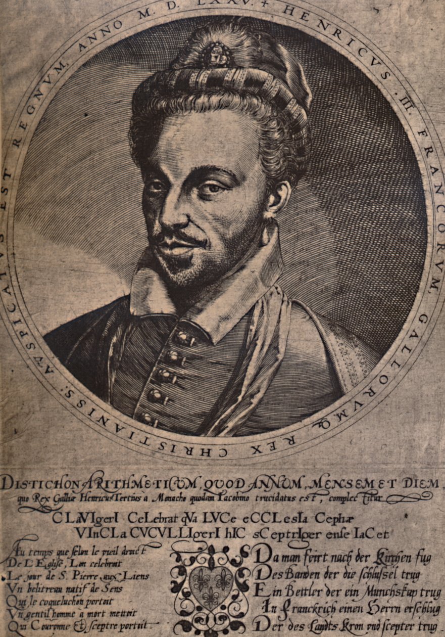 III. Henrik francia király, 1894. század XVI alkotó: Unbekannt