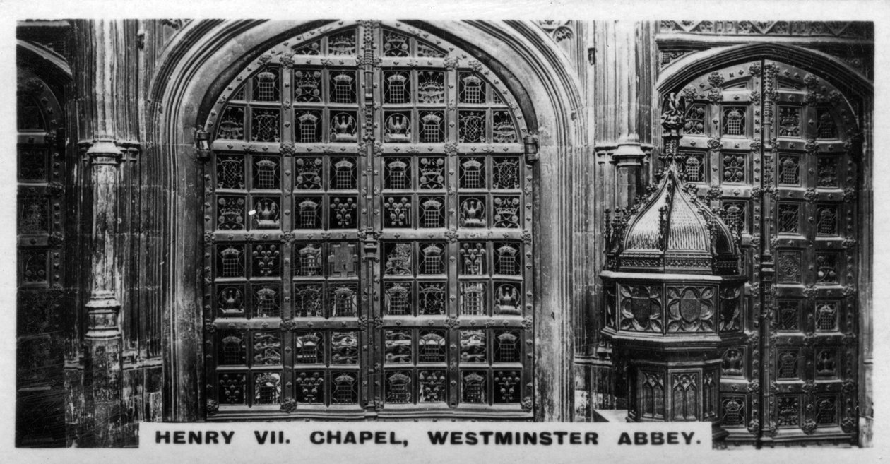 VII. Henrik kápolna, Westminster Abbey, London, 1920-as évek alkotó: Unbekannt