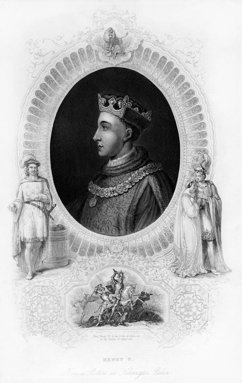 V. Henrik, Anglia királya, 1850 alkotó: Unbekannt