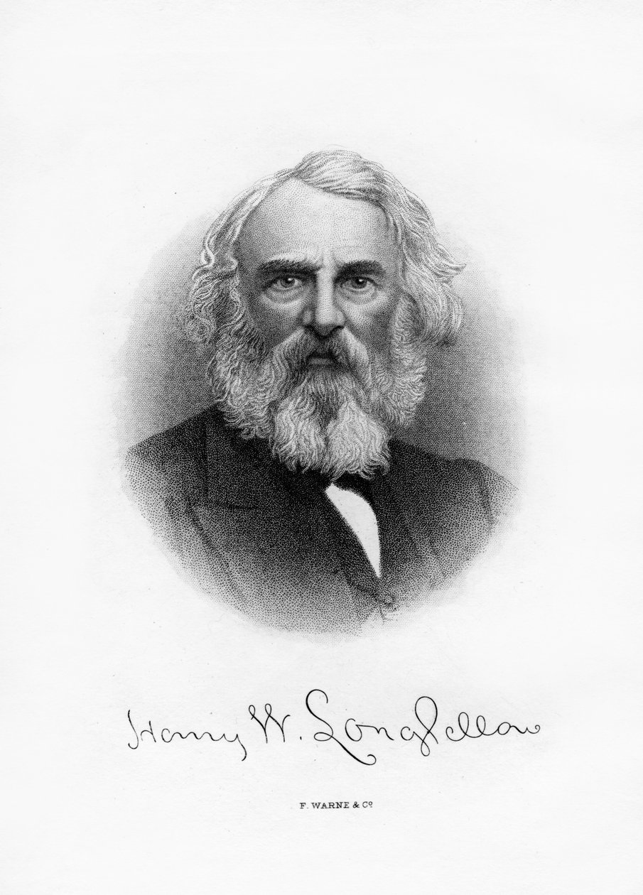 Henry Wadsworth Longfellow amerikai költő és tanár, 19. század vége alkotó: Unbekannt