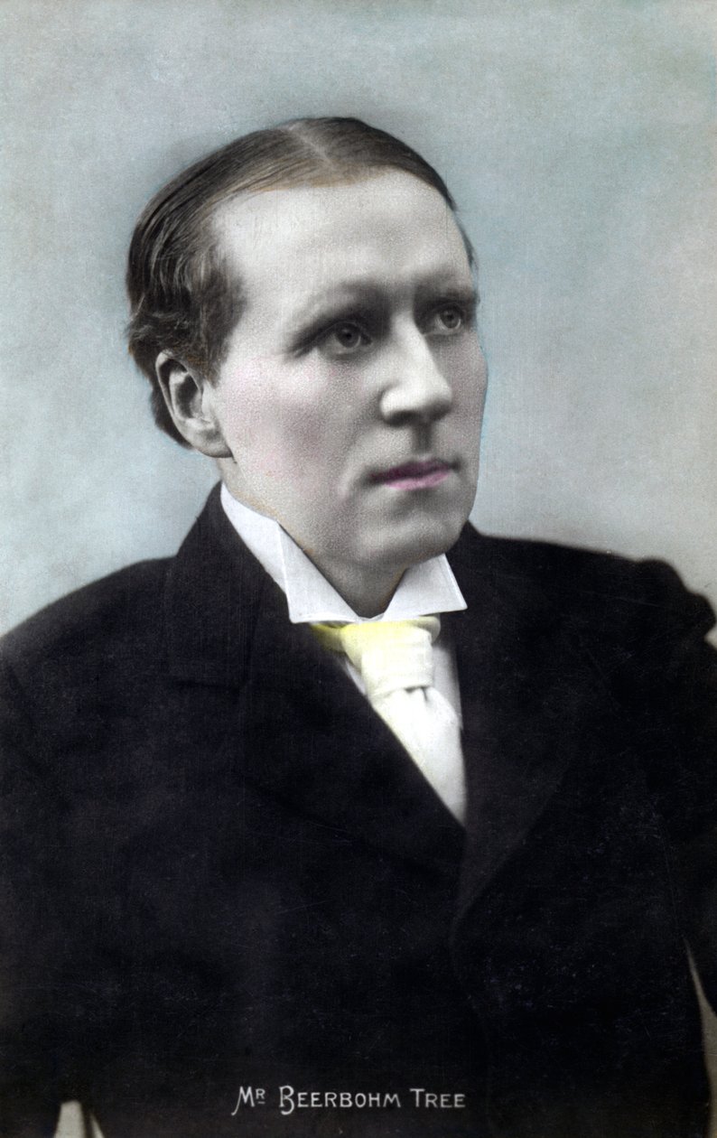 Herbert Beerbohm Tree 1852-1917, angol színész és színházi menedzser, a XX. század elején alkotó: Unbekannt