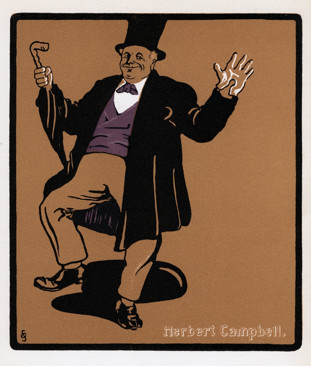 Herbert Campbell 1844-1904, Drury Lane humorista, XIX. alkotó: Unbekannt