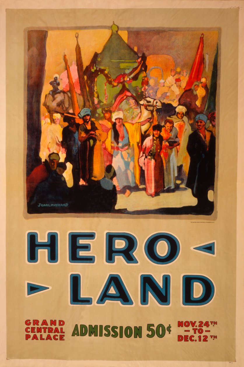 Hero Land poszter, New York, New York alkotó: Unbekannt