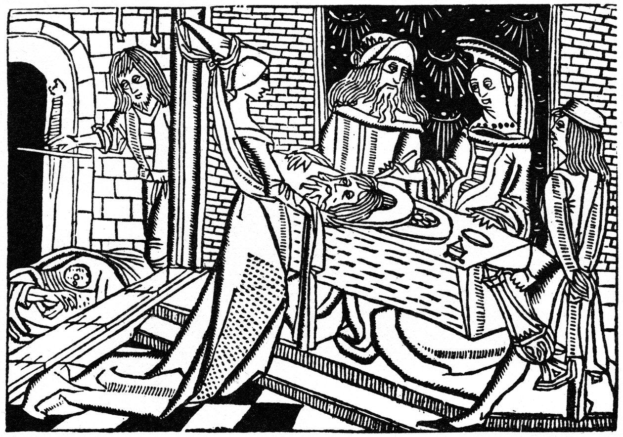 Heródiás Keresztelő János fejével, 1488 1964 alkotó: Unbekannt