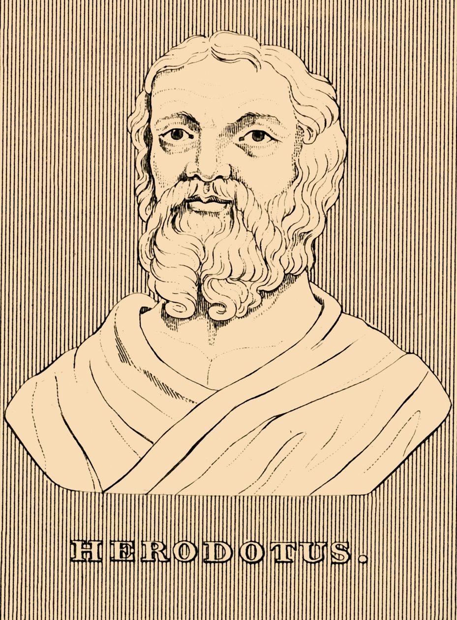 Hérodotosz, Kr.e. 484-c425, 1830. alkotó: Unbekannt