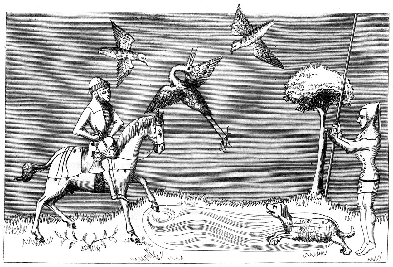 Heron Hawking, 14. század 1849 alkotó: Unbekannt