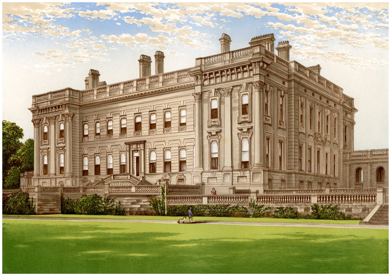 Heythrop, Oxfordshire, a Brassey család otthona, 1880 alkotó: Unbekannt
